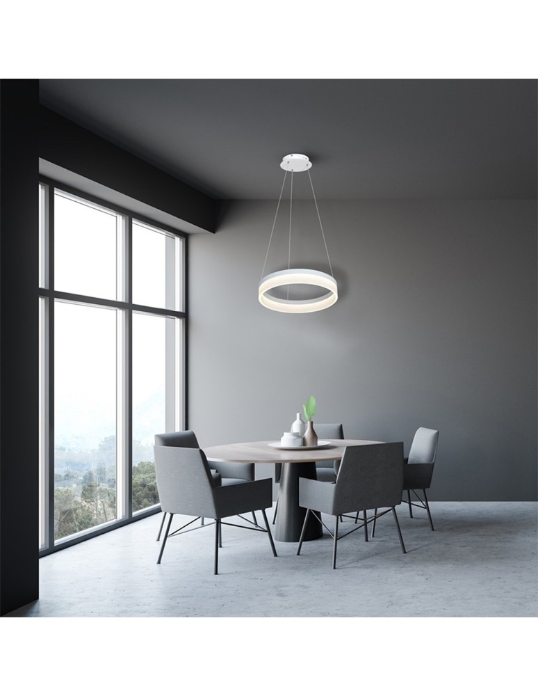 Pendant lamps circles - Milagro RING 24W LED Pendant Lamp ML405 - product kolory-swiatla.pl 3
