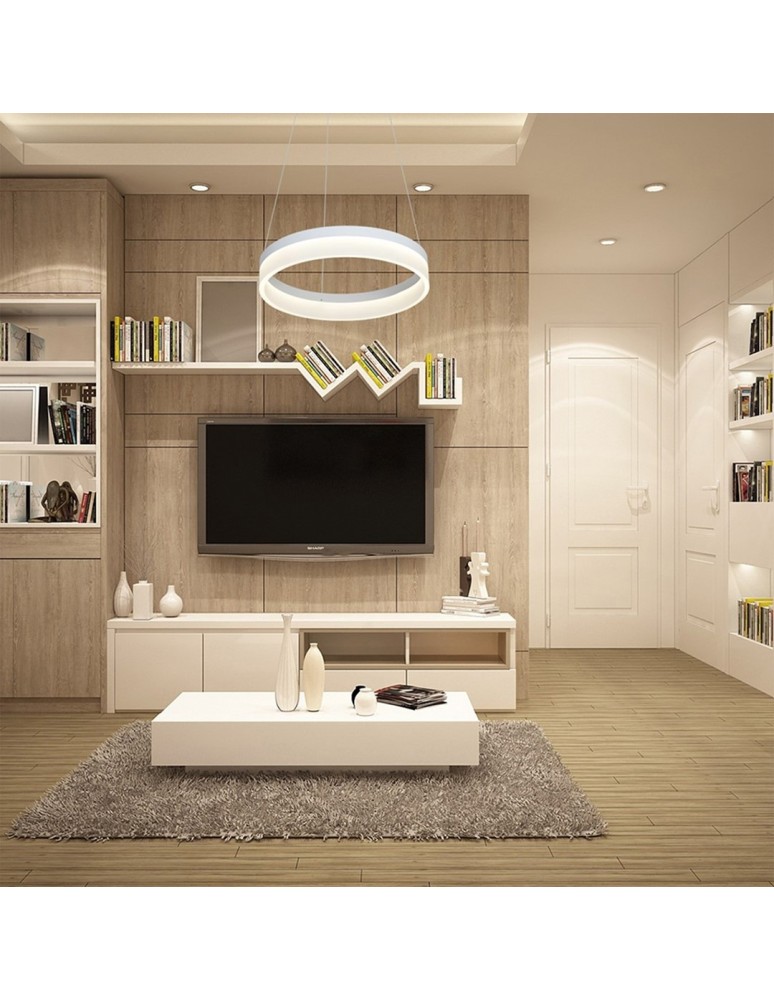 Pendant lamps circles - Milagro RING 24W LED Pendant Lamp ML405 - product kolory-swiatla.pl 4