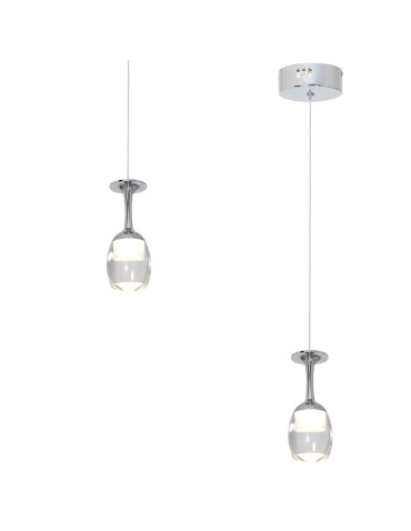 Milagro COPPA 1x5W LED Pendant Lamp ML436