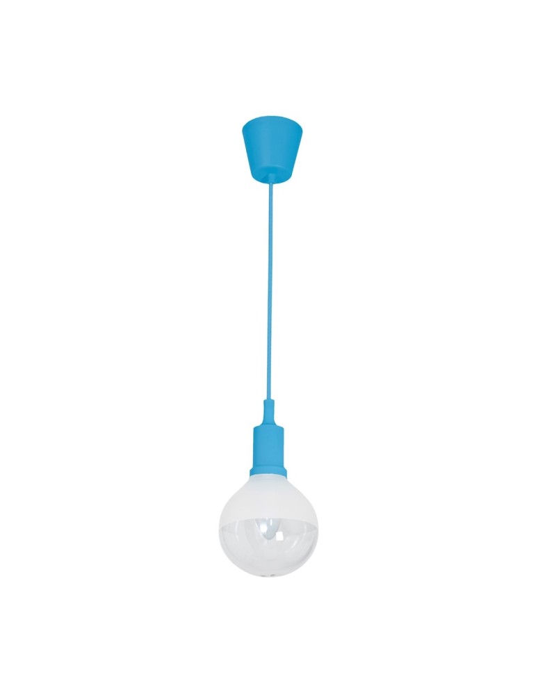 Pendant lamps bulbs - Milagro BUBBLE BLUE 5W E14 LED Pendant Lamp ML457 - product kolory-swiatla.pl 1