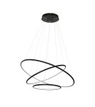 Pendant lamps circles - Milagro ORION BLACK 99W LED Pendant Lamp ML509 - product 1