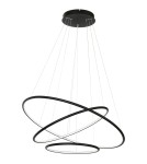 Pendant lamps circles - Milagro ORION BLACK 99W LED Pendant Lamp ML509 - product 2