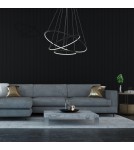 Pendant lamps circles - Milagro ORION BLACK 99W LED Pendant Lamp ML509 - product 4