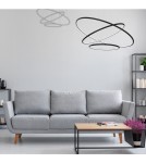 Pendant lamps circles - Milagro ORION BLACK 99W LED Pendant Lamp ML509 - product 6