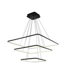 Pendant lamps - Milagro NIX BLACK 117W LED Pendant Lamp ML519 - product 1