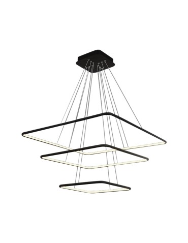 Milagro NIX BLACK 117W LED Pendant Lamp ML519