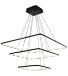 Pendant lamps - Milagro NIX BLACK 117W LED Pendant Lamp ML519 - product 2