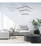 Pendant lamps - Milagro NIX BLACK 117W LED Pendant Lamp ML519 - product 3