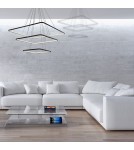 Pendant lamps - Milagro NIX BLACK 117W LED Pendant Lamp ML519 - product 5