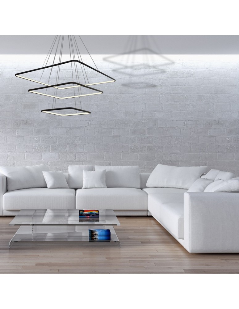 Pendant lamps - Milagro NIX BLACK 117W LED Pendant Lamp ML519 - product kolory-swiatla.pl 5