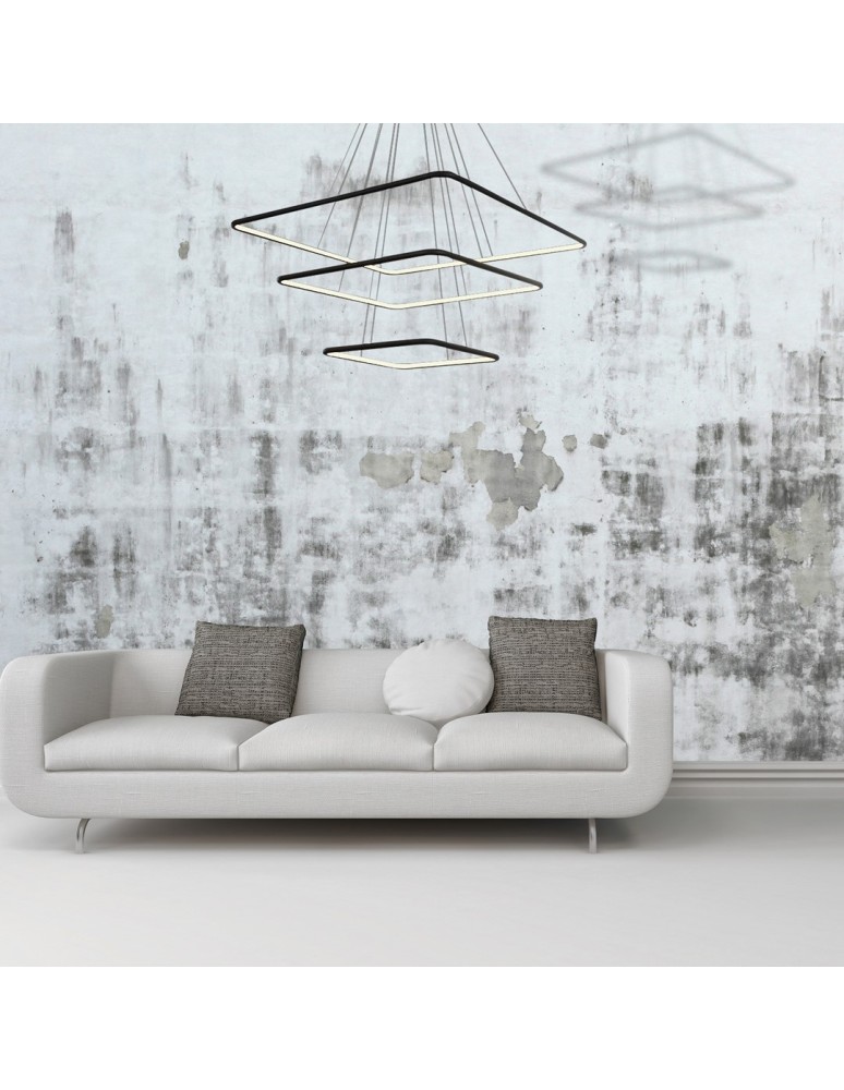 Pendant lamps - Milagro NIX BLACK 117W LED Pendant Lamp ML519 - product kolory-swiatla.pl 6