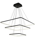 Pendant lamps - Milagro NIX BLACK 117W LED Pendant Lamp ML519 - product 8