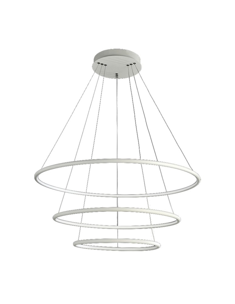 Pendant lamps - Milagro ORION WHITE 99W LED Pendant Lamp ML503 - product kolory-swiatla.pl 1