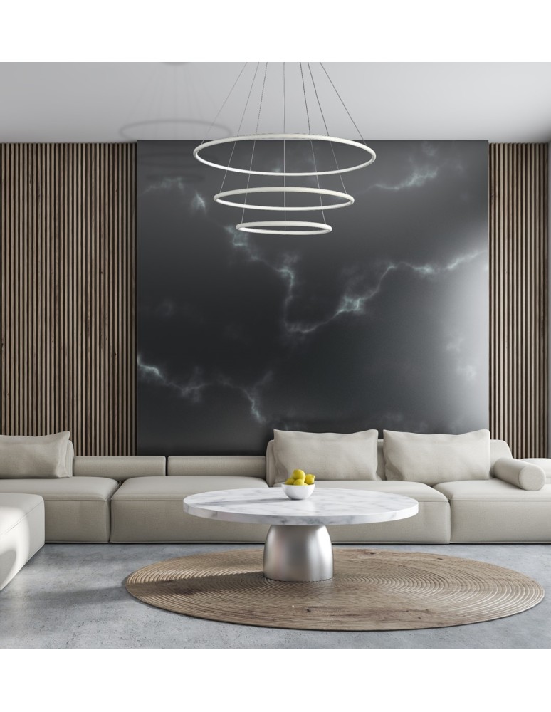 Pendant lamps - Milagro ORION WHITE 99W LED Pendant Lamp ML503 - product kolory-swiatla.pl 6