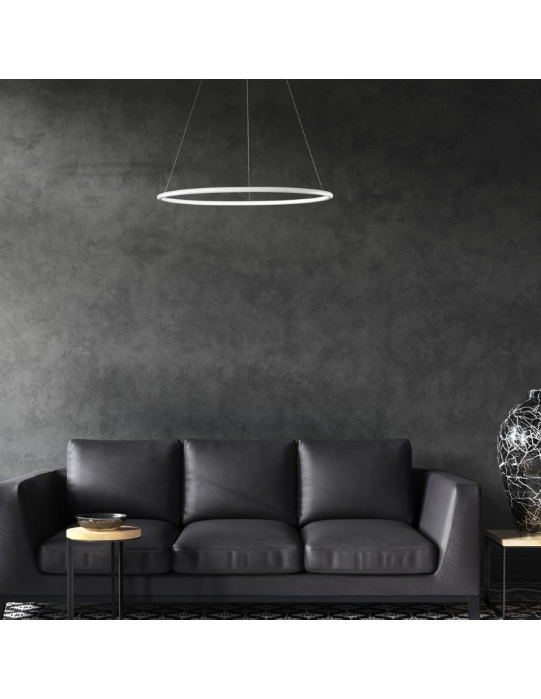 Pendant lamps circles - Milagro ORION WHITE 22W LED Pendant Lamp ML501 - product kolory-swiatla.pl 3