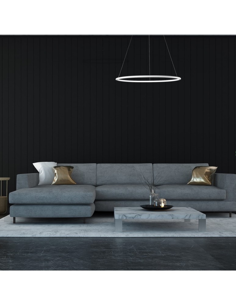 Pendant lamps circles - Milagro ORION WHITE 22W LED Pendant Lamp ML501 - product kolory-swiatla.pl 5