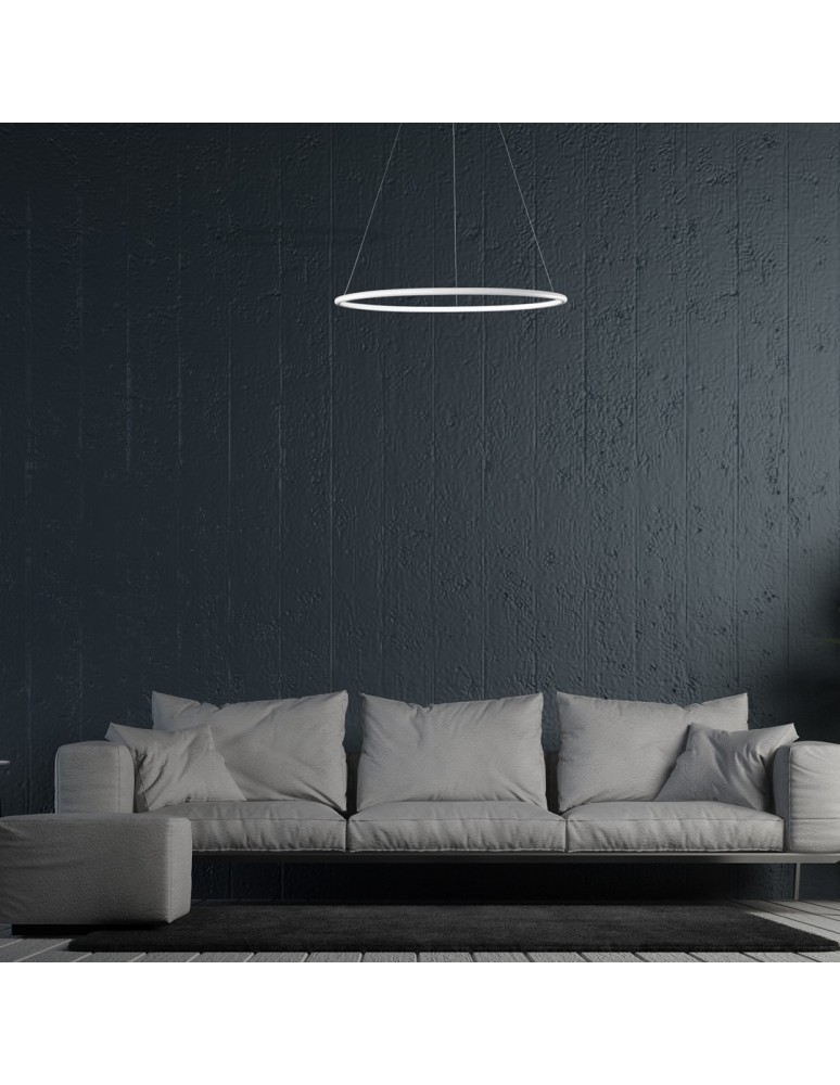 Pendant lamps circles - Milagro ORION WHITE 22W LED Pendant Lamp ML501 - product kolory-swiatla.pl 6
