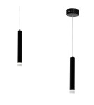 Pendant lamps - Milagro CARBON 1X5W LED Pendant Lamp ML182 - product 1