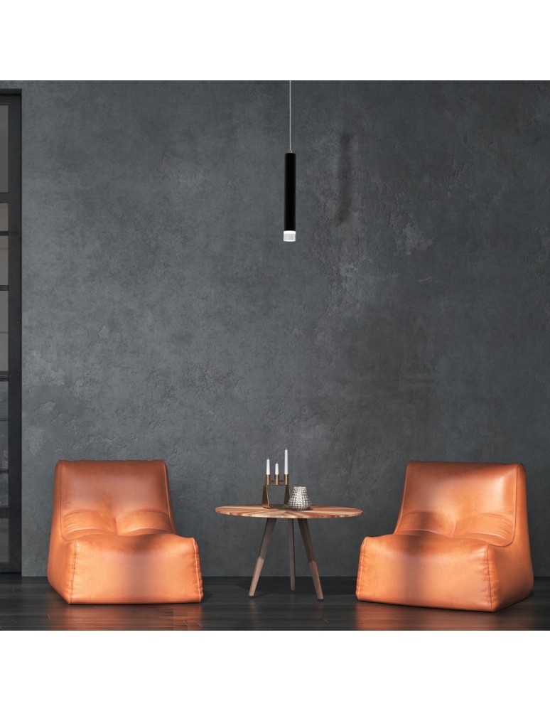 Pendant lamps - Milagro CARBON 1X5W LED Pendant Lamp ML182 - product kolory-swiatla.pl 7