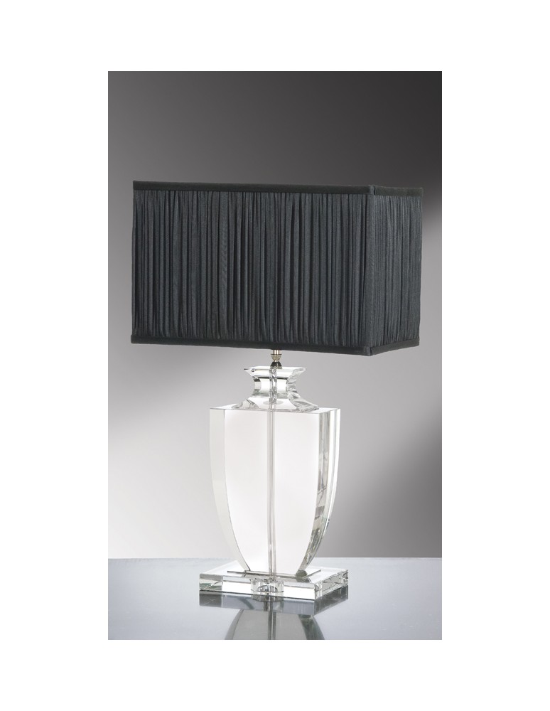 Table lamps with lampshade - LUIS COLLECTION LIONA CLEAR 1x60W E27 LIONA/TL Table. - product kolory-swiatla.pl 1