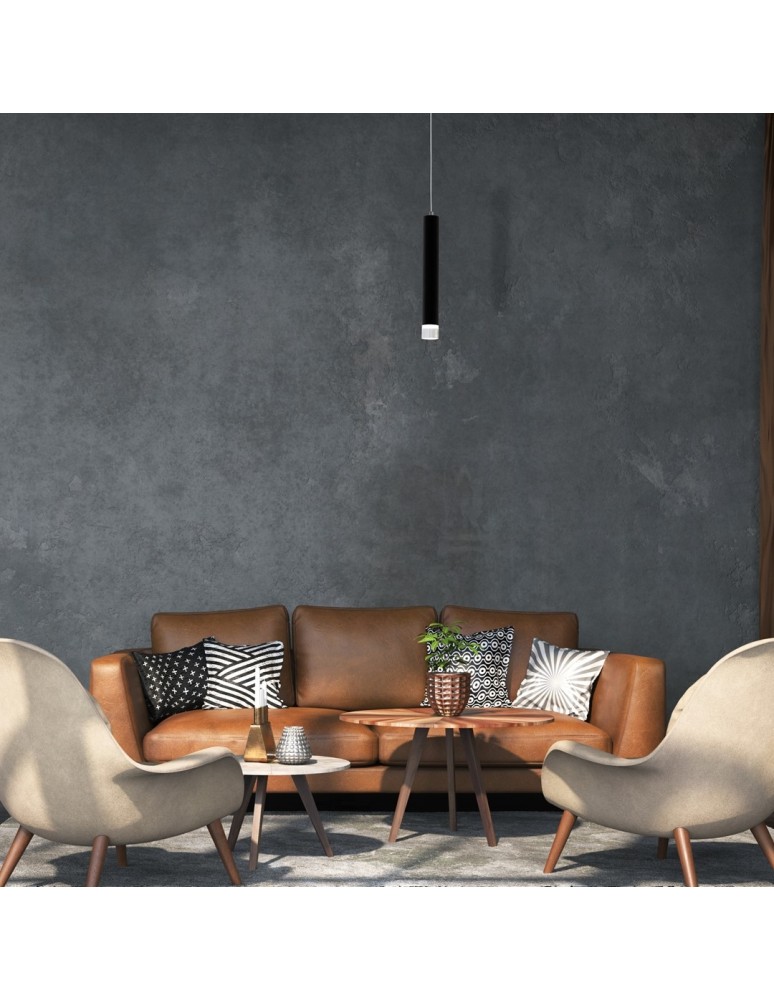 Pendant lamps - Milagro CARBON 1X5W LED Pendant Lamp ML182 - product kolory-swiatla.pl 8