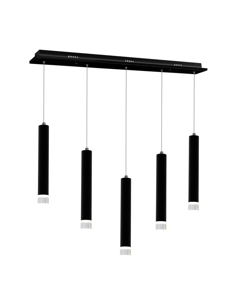 Pendant lamps - Milagro CARBON 5X5W LED Pendant Lamp ML184 - product kolory-swiatla.pl 1