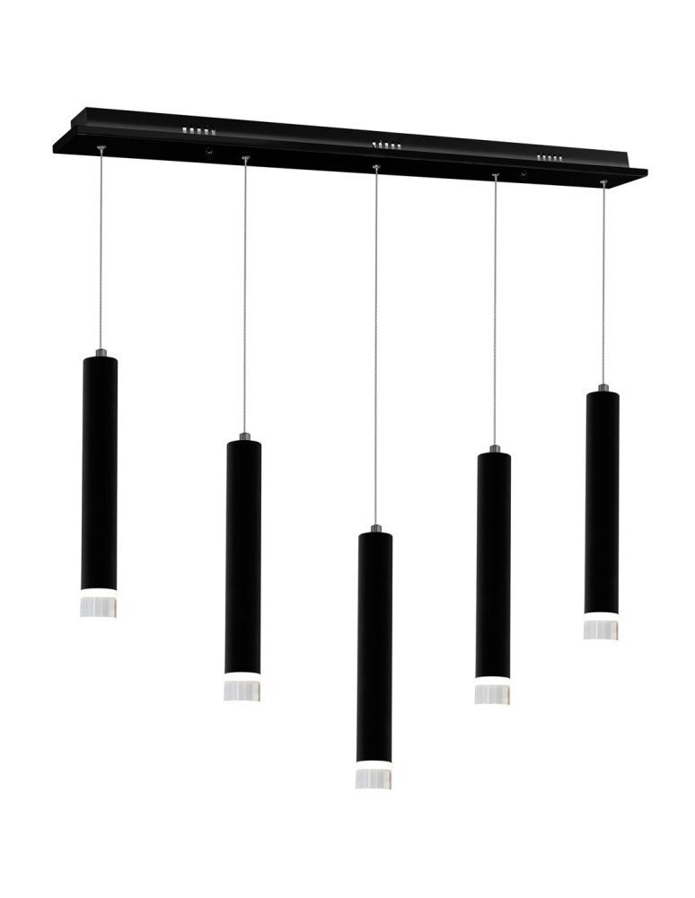 Pendant lamps - Milagro CARBON 5X5W LED Pendant Lamp ML184 - product kolory-swiatla.pl 2