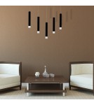 Pendant lamps - Milagro CARBON 5X5W LED Pendant Lamp ML184 - product 5