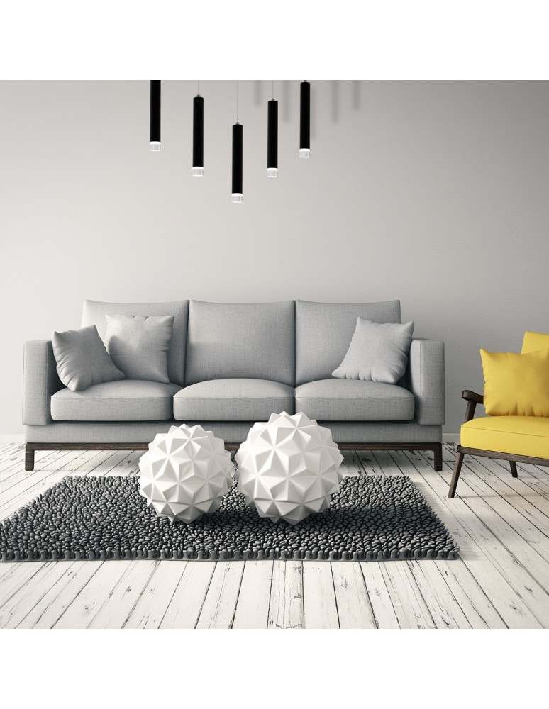 Pendant lamps - Milagro CARBON 5X5W LED Pendant Lamp ML184 - product kolory-swiatla.pl 6