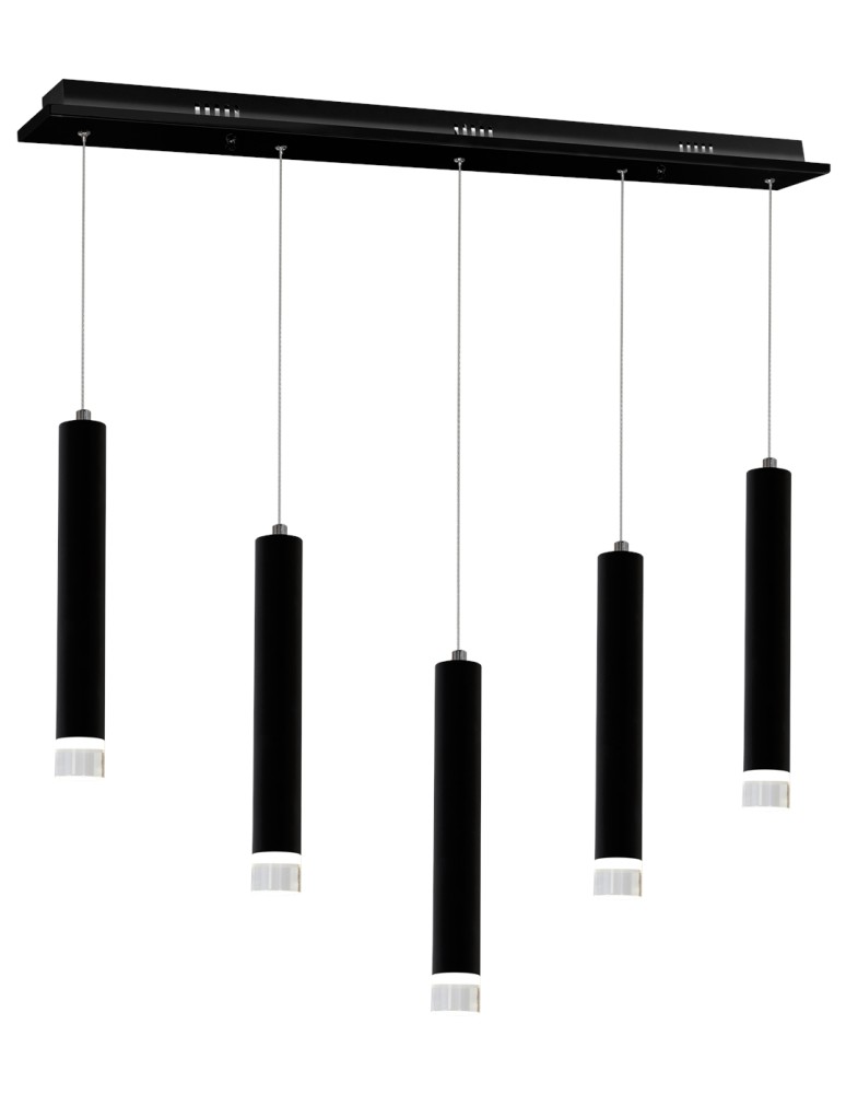 Milagro Lampa Wisząca CARBON 5X5W LED ML184