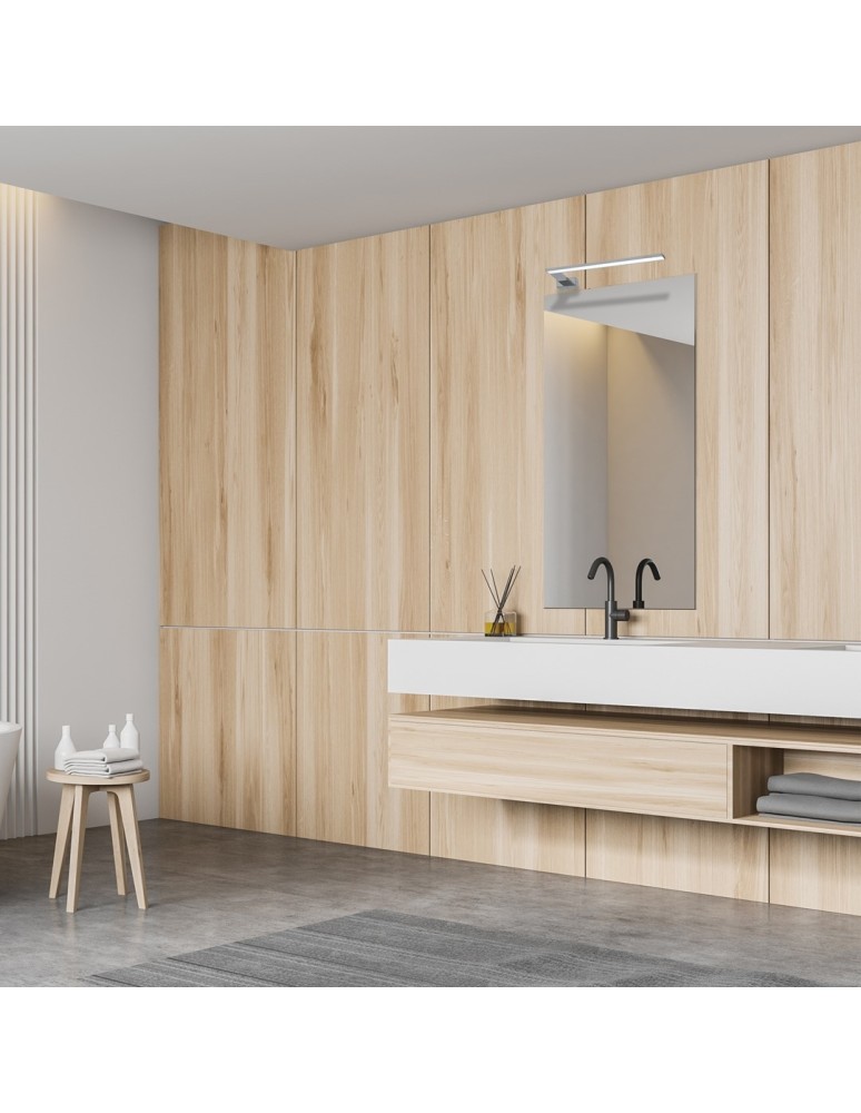 Bathroom wall lamps - Milagro SHINE CHROME 45cm 11W LED wall lamp ML588 - product kolory-swiatla.pl 3