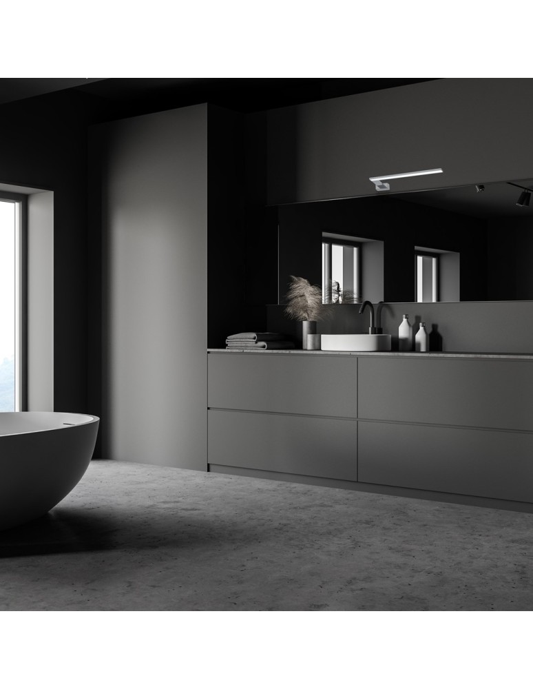 Bathroom wall lamps - Milagro SHINE CHROME 45cm 11W LED wall lamp ML588 - product kolory-swiatla.pl 4