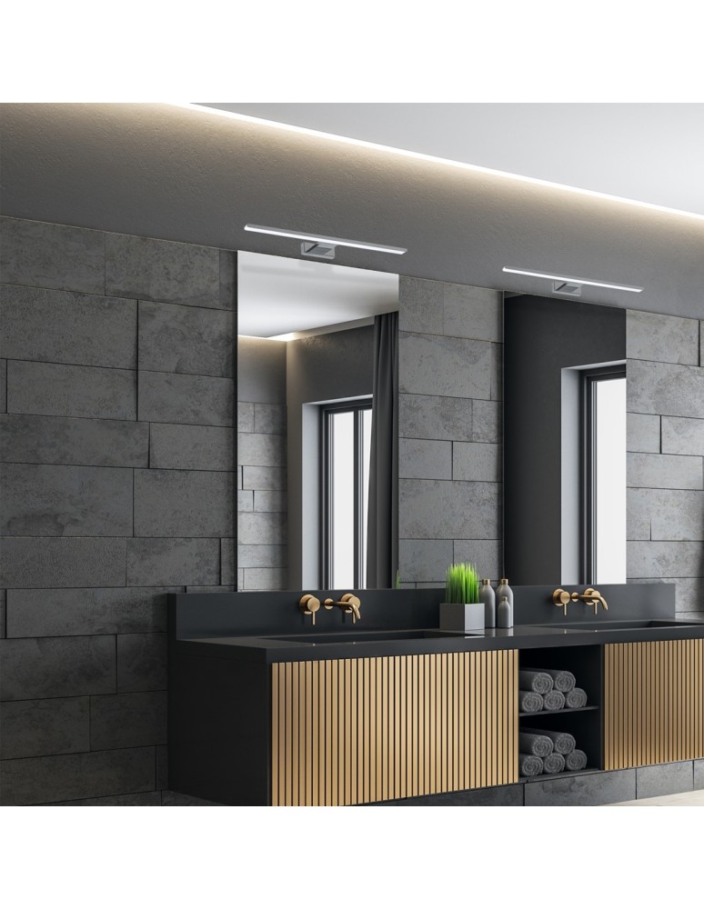 Bathroom wall lamps - Milagro Wall lamp SHINE CHROME 60cm 13,8W LED ML589 - product kolory-swiatla.pl 5