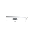 Bathroom wall lamps - Milagro Wall lamp SHINE CHROME 60cm 13,8W LED ML589 - product 7
