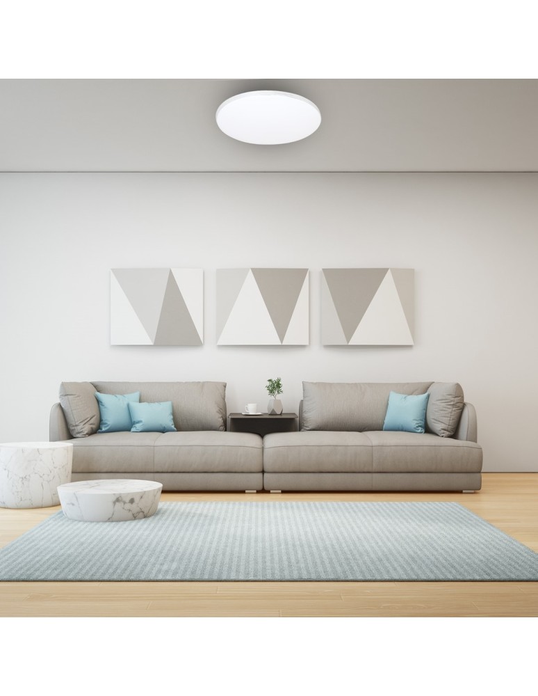 Plafonds with remote control - Milagro Plafon SIENA 72W LED Ø550 mm + remote control ML263 - product kolory-swiatla.pl 4