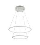 Pendant lamps - Milagro ORION WHITE 53W LED Pendant Lamp ML502 - product 1