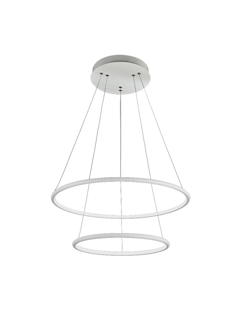 Pendant lamps - Milagro ORION WHITE 53W LED Pendant Lamp ML502 - product kolory-swiatla.pl 1