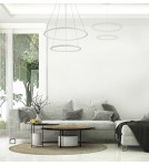 Pendant lamps - Milagro ORION WHITE 53W LED Pendant Lamp ML502 - product 3