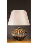 Table lamps with lampshade - LUIS COLLECTION RIBBED PUMPKIN 1x60W E27 RIB PUMPKIN/TL Table. - product 1