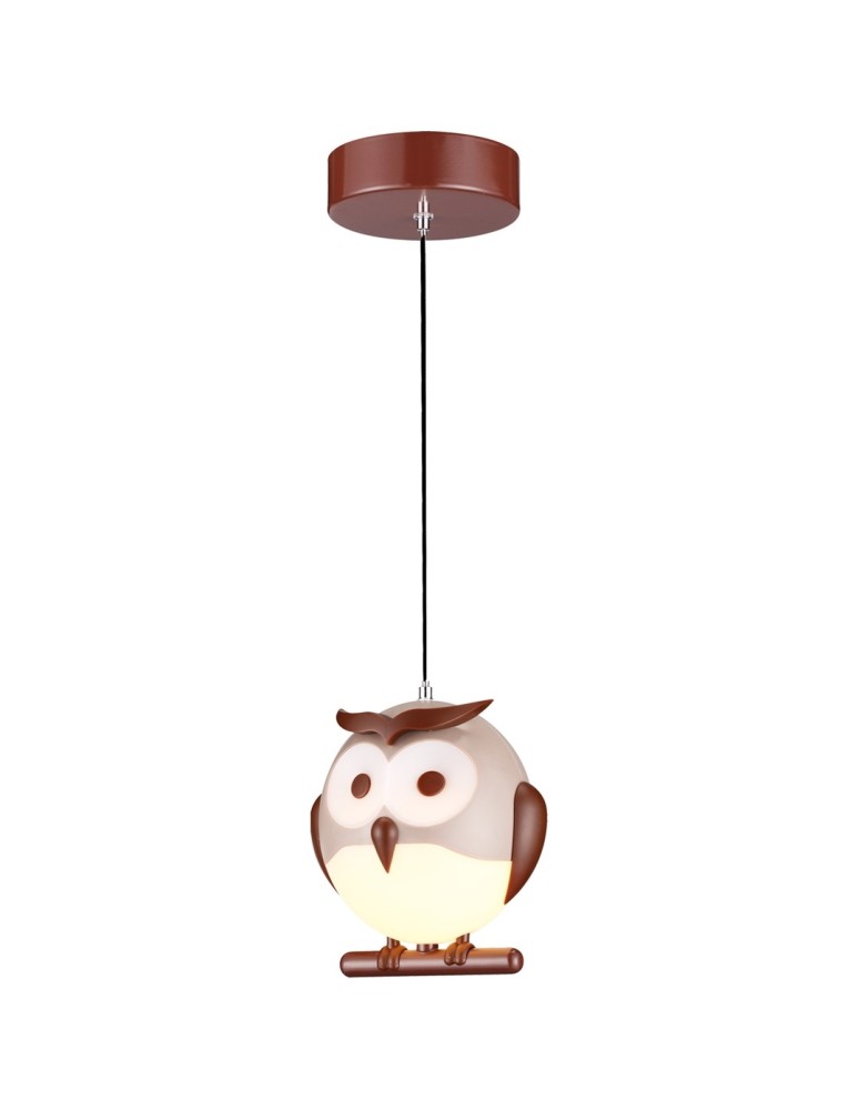 Children's pendant lamps - Milagro OWL 1XE14 LED Pendant Lamp ML243 - product kolory-swiatla.pl 2