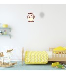 Children's pendant lamps - Milagro OWL 1XE14 LED Pendant Lamp ML243 - product 5