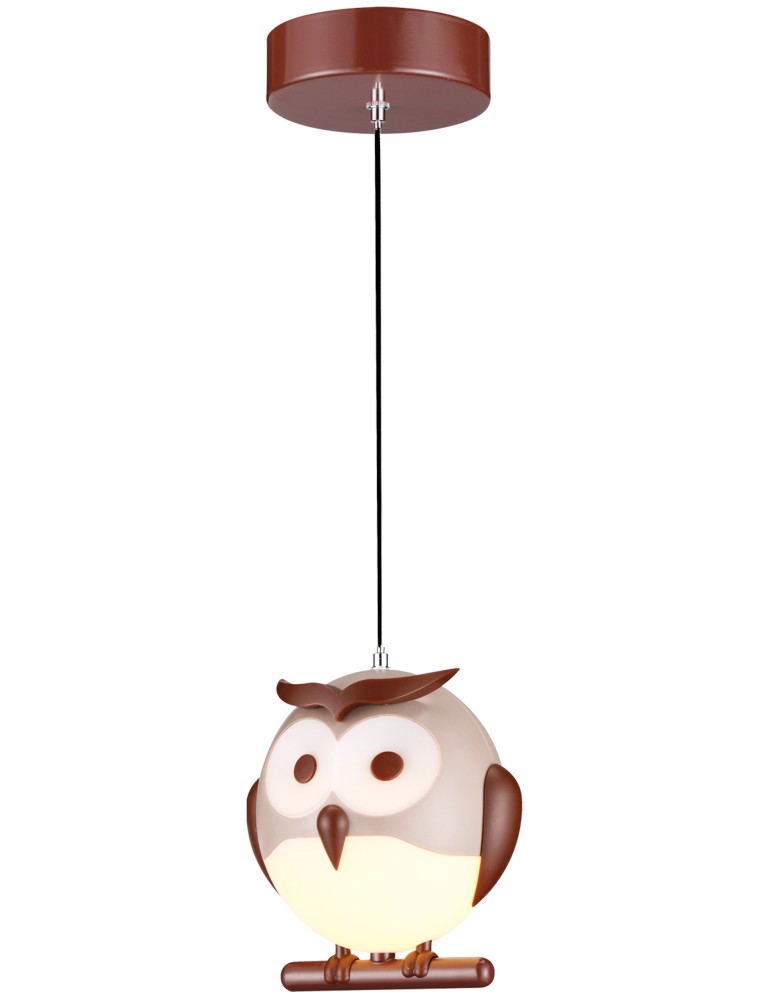 Children's pendant lamps - Milagro OWL 1XE14 LED Pendant Lamp ML243 - product kolory-swiatla.pl 10