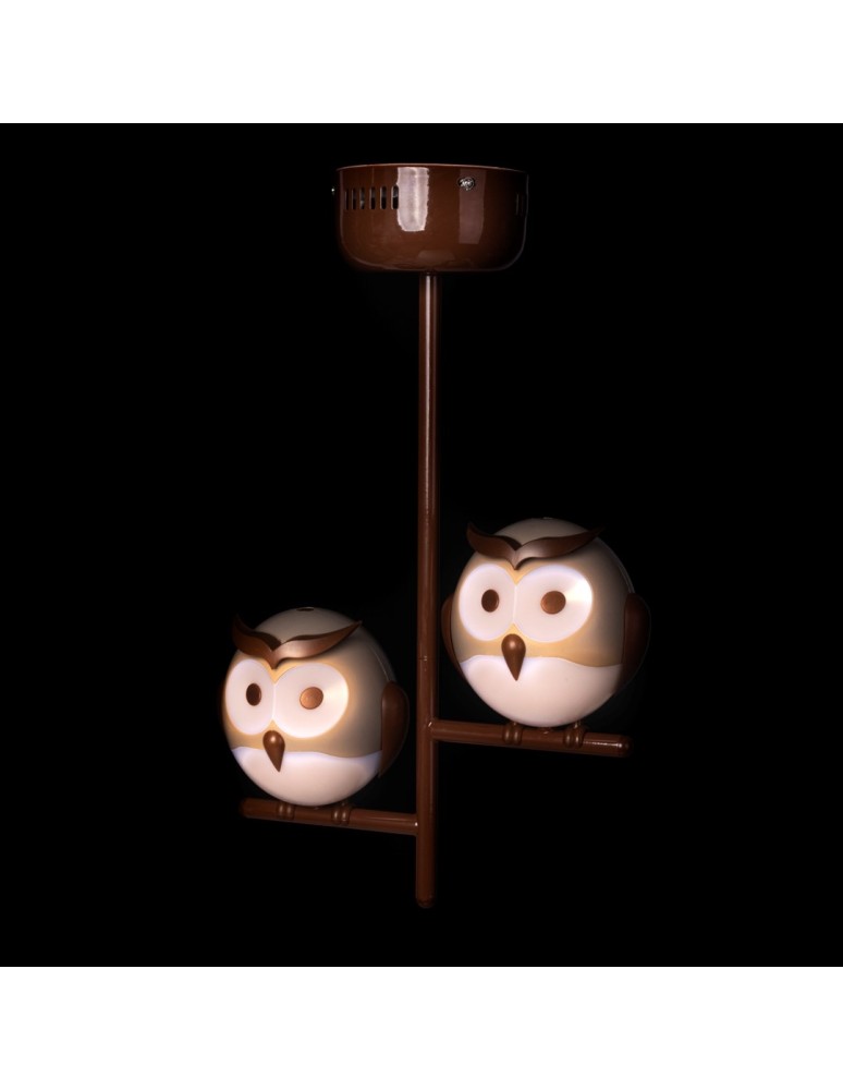 Children's pendant lamps - Milagro OWL 2XG9 LED Ceiling LAMP ML244 - product kolory-swiatla.pl 3