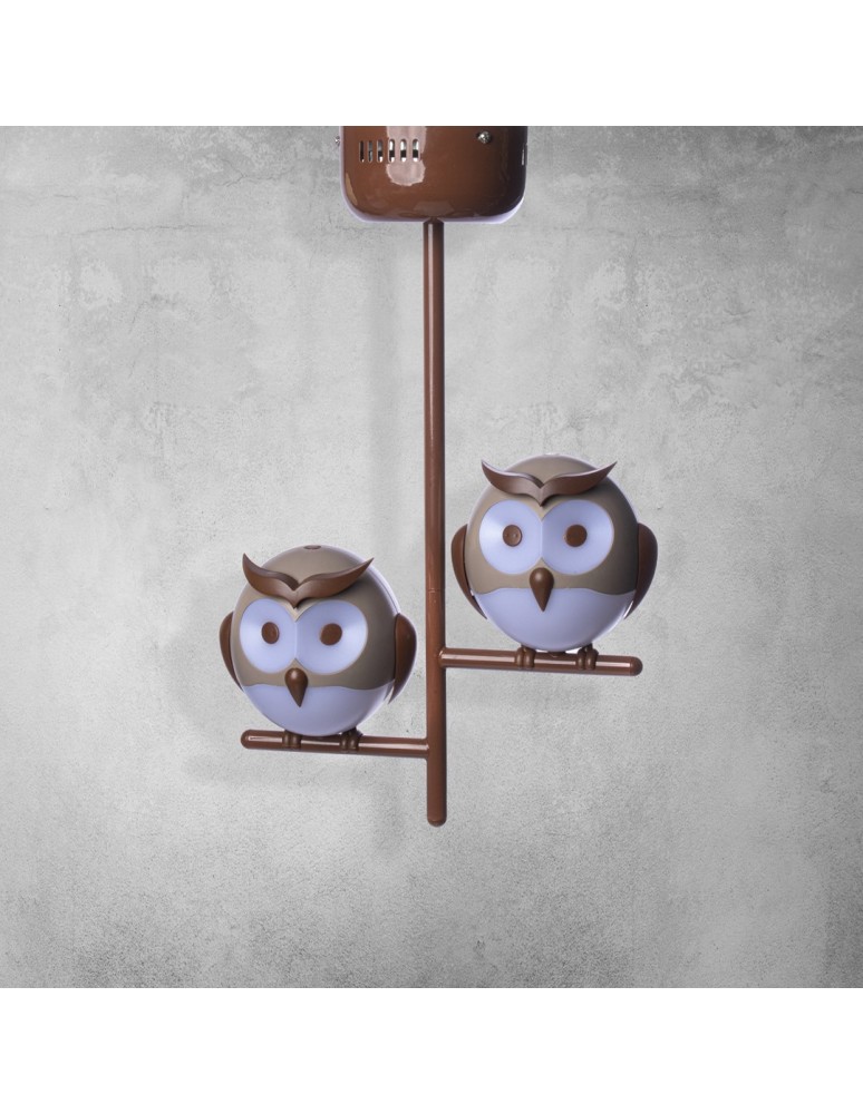 Children's pendant lamps - Milagro OWL 2XG9 LED Ceiling LAMP ML244 - product kolory-swiatla.pl 4