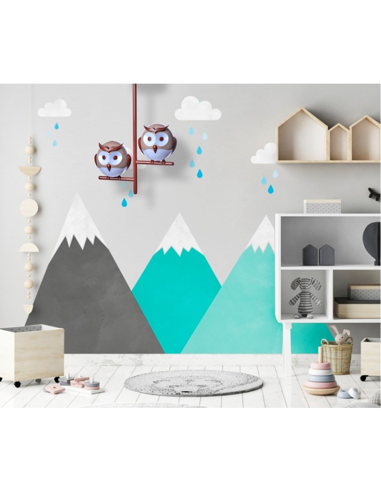 Children's pendant lamps - Milagro OWL 2XG9 LED Ceiling LAMP ML244 - product kolory-swiatla.pl 5