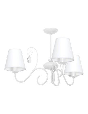 Milagro SARA WHITE 3xE14 chandelier MLP1048