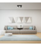 Adjustable ceiling lamps - spots - Milagro PICO BLACK 2xGU10 MLP995 ceiling lamp. - product 4