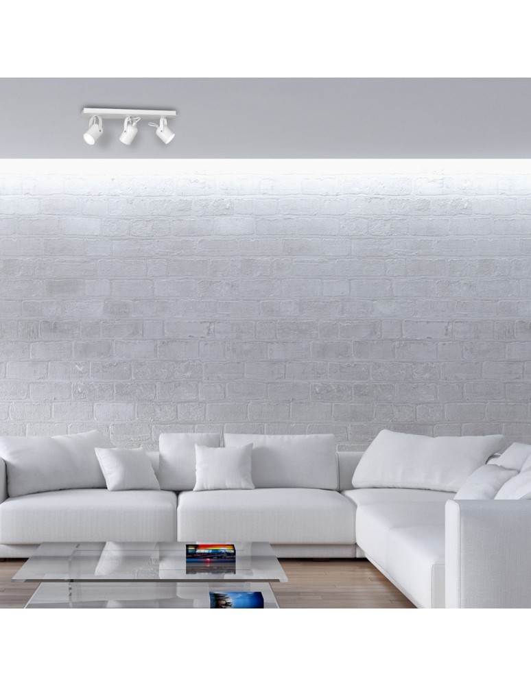 Adjustable ceiling lamps - spots - Milagro PICO WHITE 3xGU10 ceiling lamp MLP991 - product kolory-swiatla.pl 3