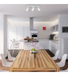 Adjustable ceiling lamps - spots - Milagro PICO WHITE 3xGU10 ceiling lamp MLP991 - product 4