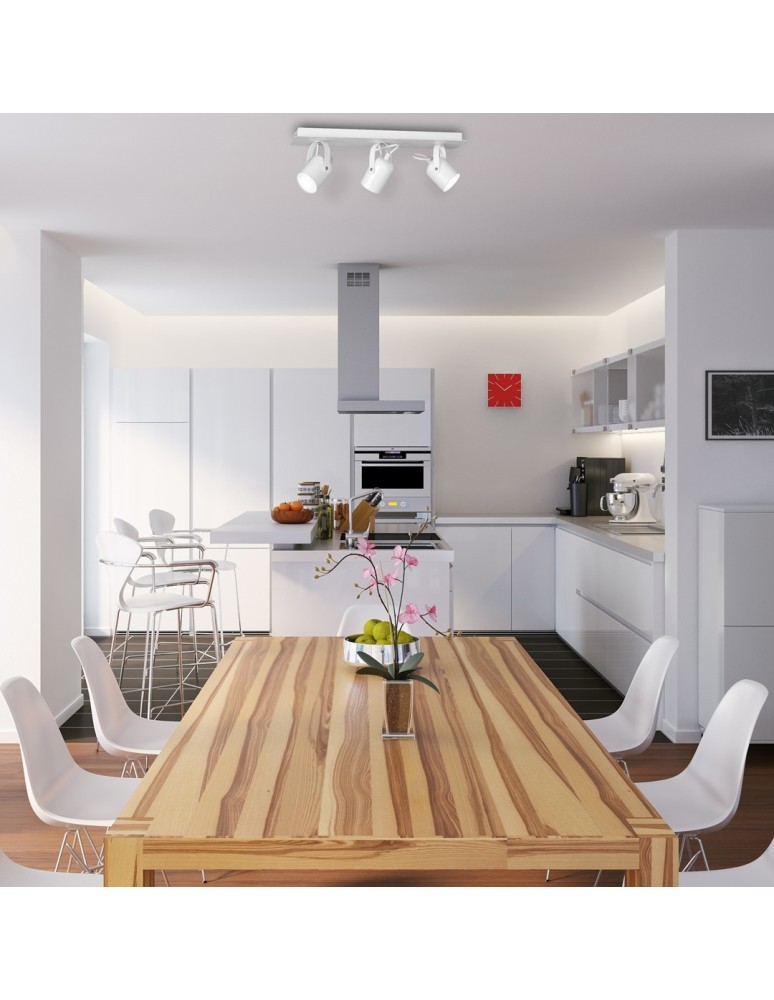 Adjustable ceiling lamps - spots - Milagro PICO WHITE 3xGU10 ceiling lamp MLP991 - product kolory-swiatla.pl 4